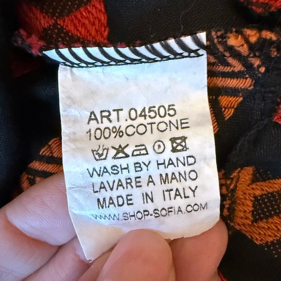 Sofia Cabo Mini Dress Long Sleeves Jacquard Woven Fabric Smocked Fall One Size - Picture 5 of 9